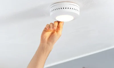smoke detector beeping
