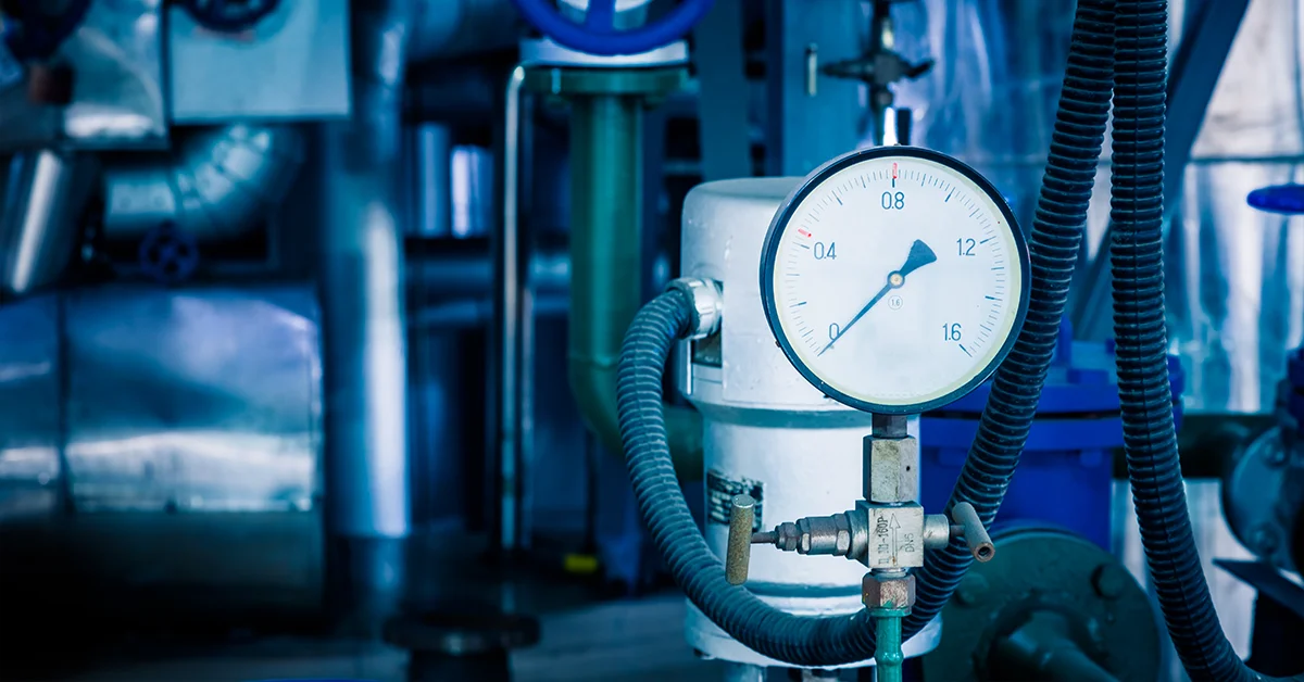 water inside water meter